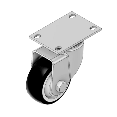31-SPD3-0 MODULAR SOLUTIONS CASTER 3" SWIVEL TOP PLATE